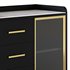 Modern Glass Door Wood Sideboard 2 - Thumbnail 5