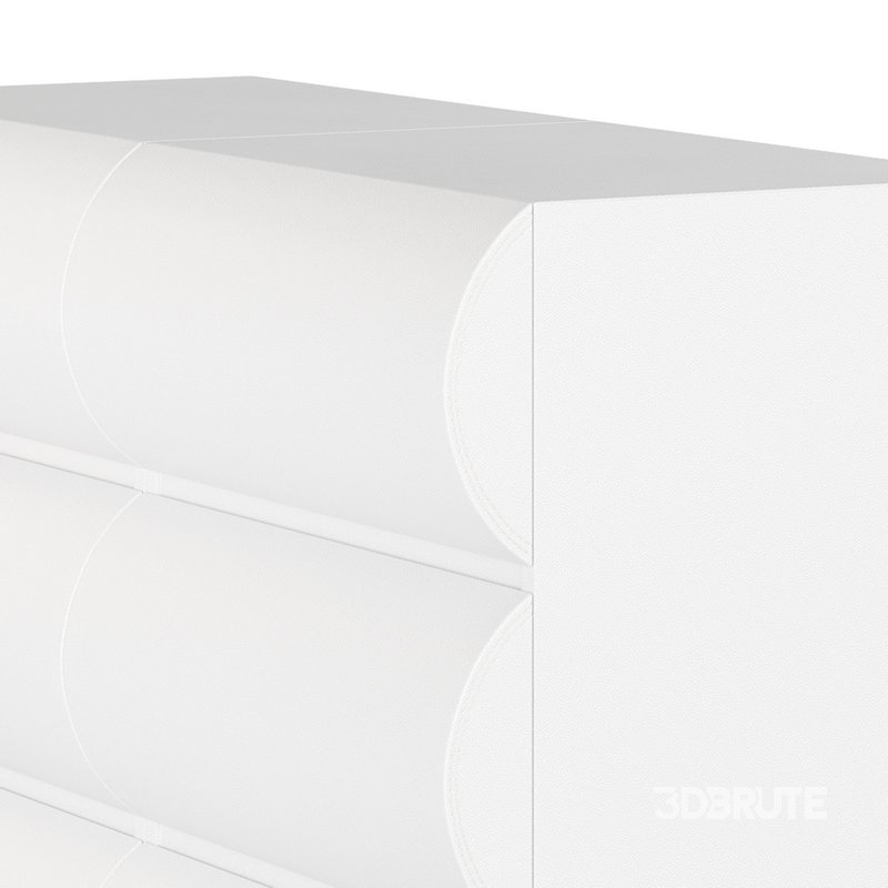 Humply Modern White Leather Image 4