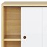 Living Room Contemporary Manufactured Wood Sideboard with Doors - Thumbnail 7