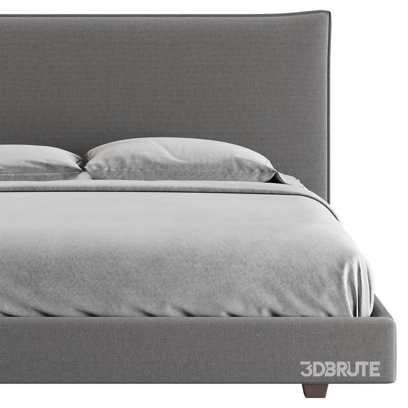 FACADE SHADOW VELVET QUEEN BED Image 5