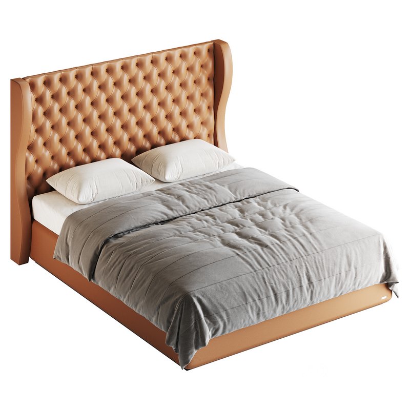 Quilting Upholstered Bed With Storage Image 5