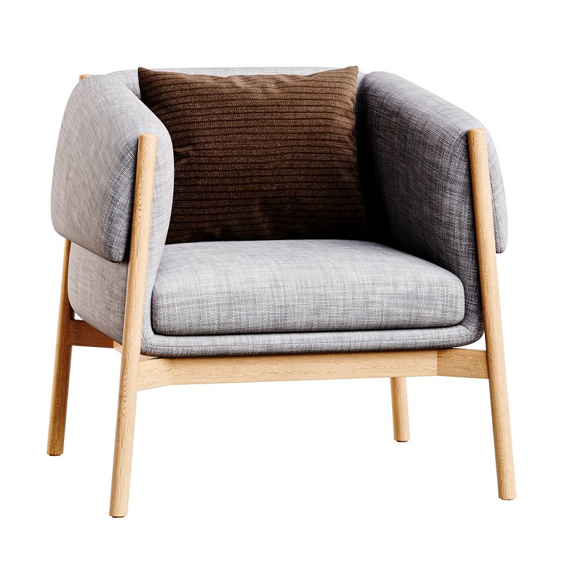 Tekou armchair gray Image 4