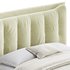 Eden Suede Fabric Upholstered Modern Bed - Thumbnail 3