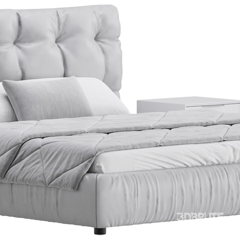 Modern Bed Frame Foam Standard Bed Image 5