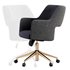 Boucle Upholstered Office Desk Chair - Thumbnail 6