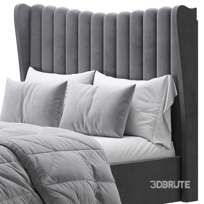 Octavia Velvet-Finish Ottoman Bed I Image 5