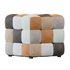 Pouf Trendy brown patchwork - Thumbnail 4