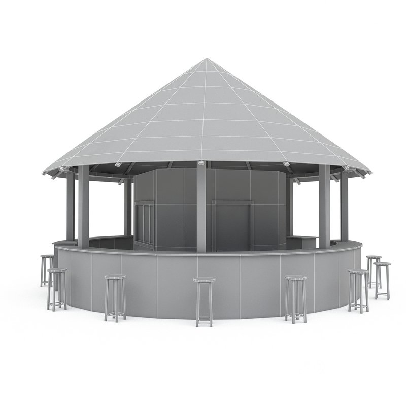 bohemian bar 02 model Image 6