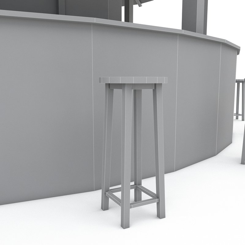 bohemian bar 02 model Image 8