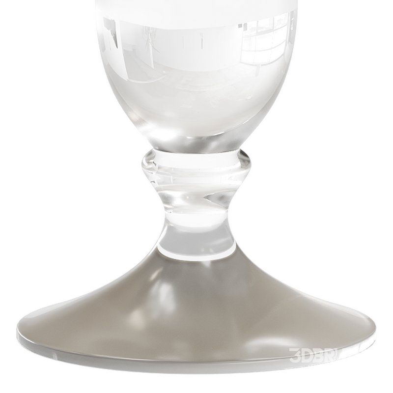 Modern Acrylic Clear Round End Table with Pedestal Image 5