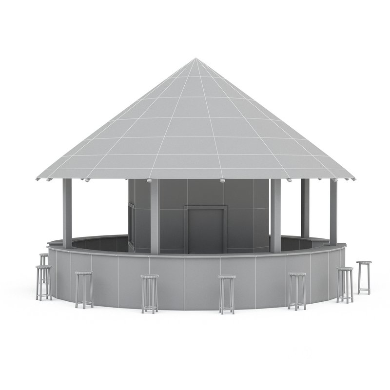 bohemian bar 02 model Image 7