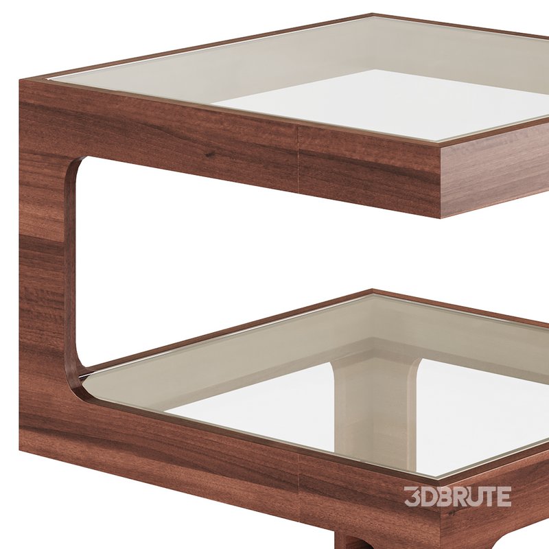 Modern Glass Side Table Image 4