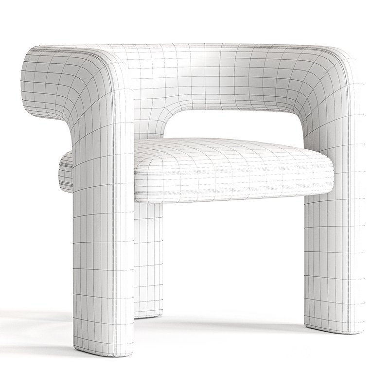 Paloma Boucle Armchair Snow By Castlery Image 5