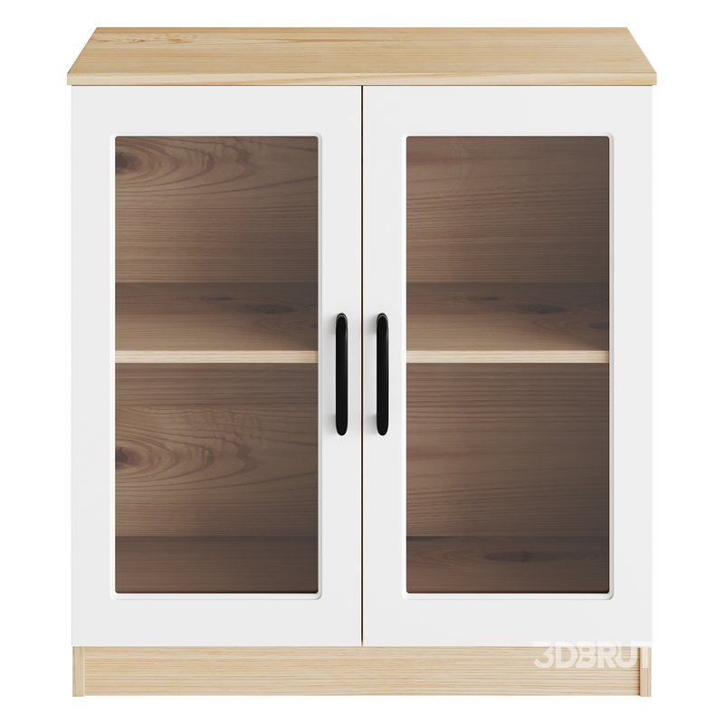 Modern Wood Buffet Cabinet Image 5