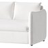 WHITE PERFORMANCE FABRIC SLEEPER SOFA - Thumbnail 4