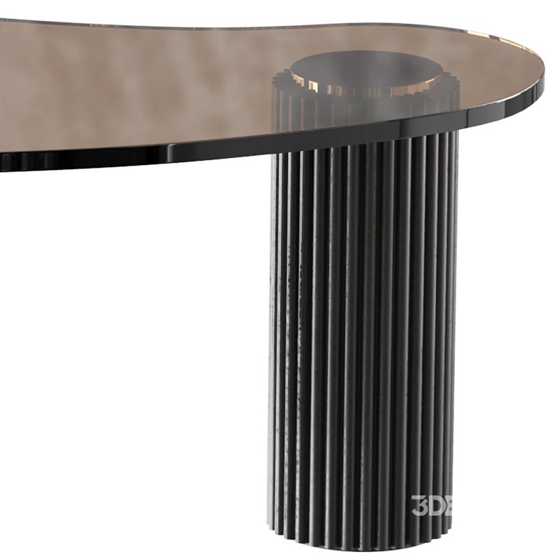 Modern Black Coffee Table Image 6