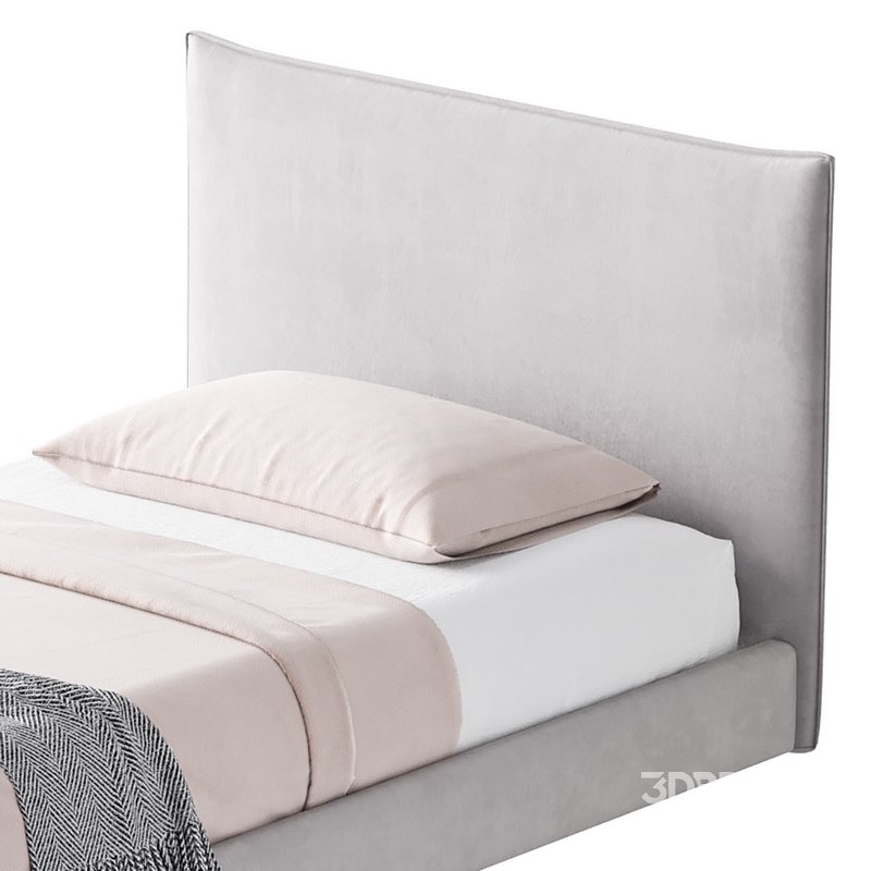 Fasde grey bed Image 6