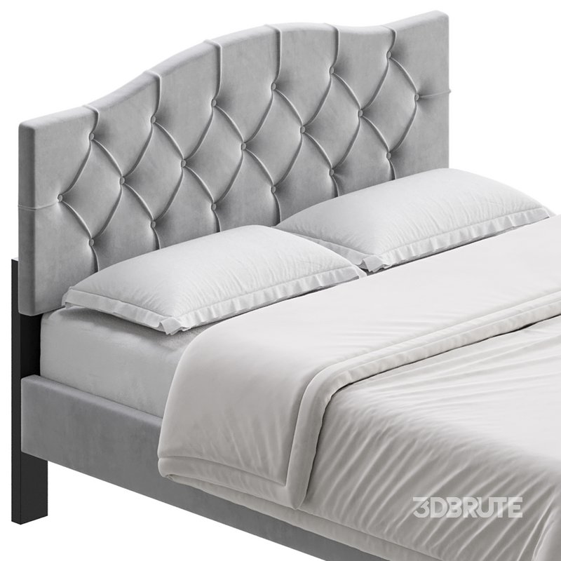 Perth Fabric Bed Frame Image 7