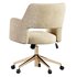 Boucle Upholstered Office Desk Chair - Thumbnail 5