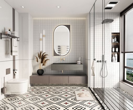 Modern bathroom