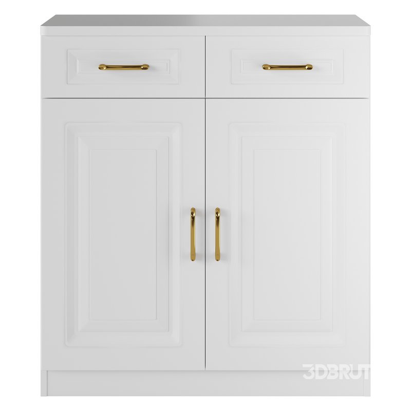 Modern Wood Sideboard Credenza 2 Image 5