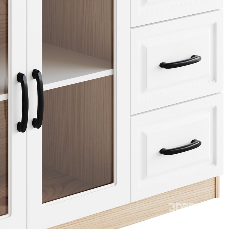 Modern Wood Buffet Cabinet 2 Image 6