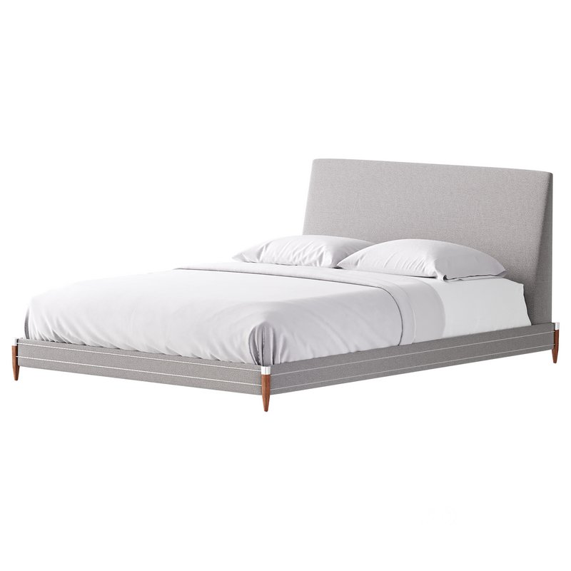 TIBURON MINK UPHOLSTERED QUEEN BEDl Image 6