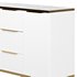 White Sideboard with Tempered Glass - Thumbnail 7