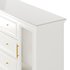 Sleek White Modern Sideboard Credenza - Thumbnail 6