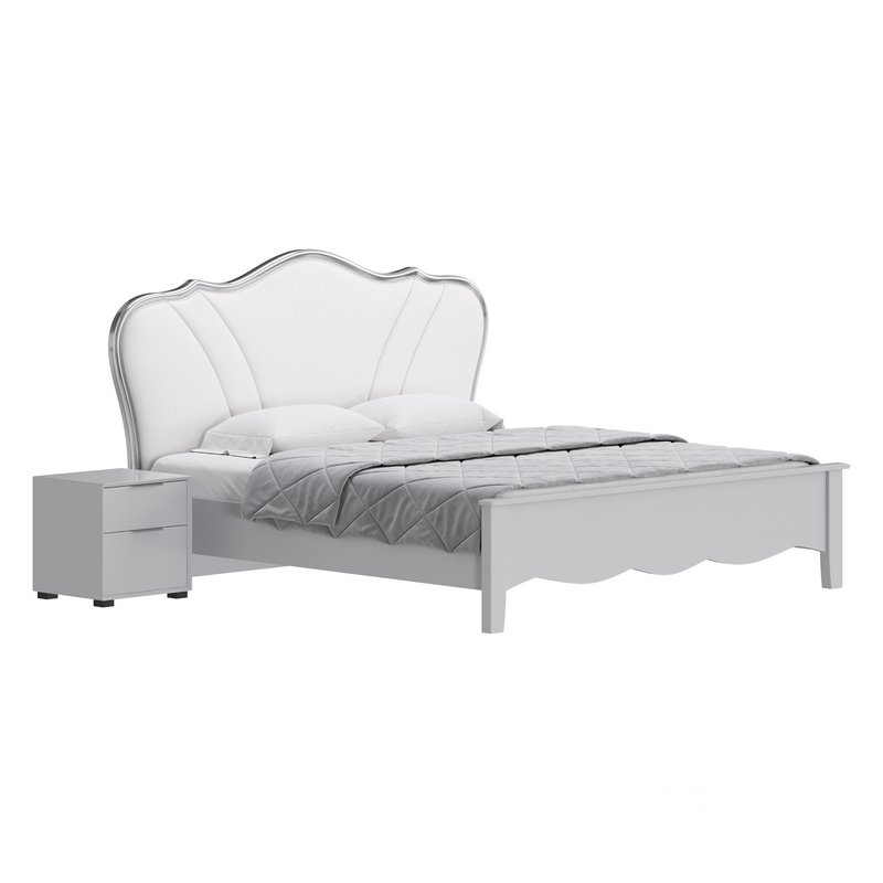 Faux Leather Upholstered Headboard Bed Image 7