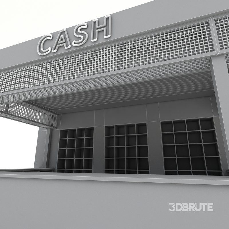 3D model bowling cash Image 6