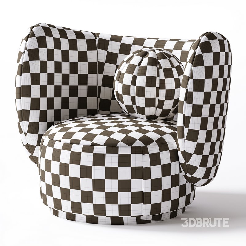 Rico Lounge Chair with Swivel Base Image 7