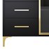 Modern Glass Door Wood Sideboard 2 - Thumbnail 7