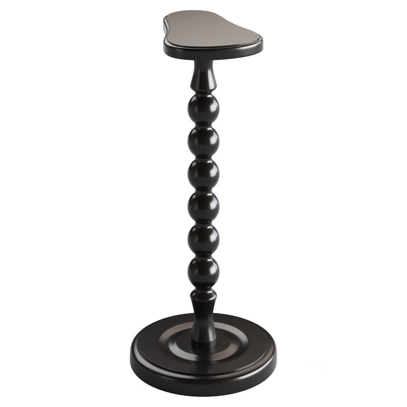 Retro Solid Wood Side Table Image 7