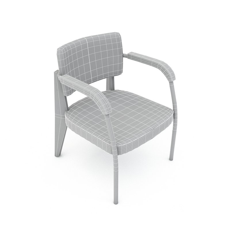 modern chair 05 3D model Image 5