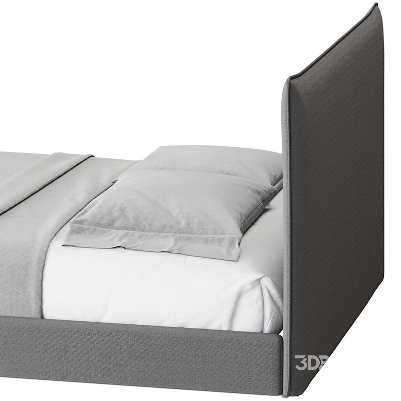 FACADE SHADOW VELVET QUEEN BED Image 6