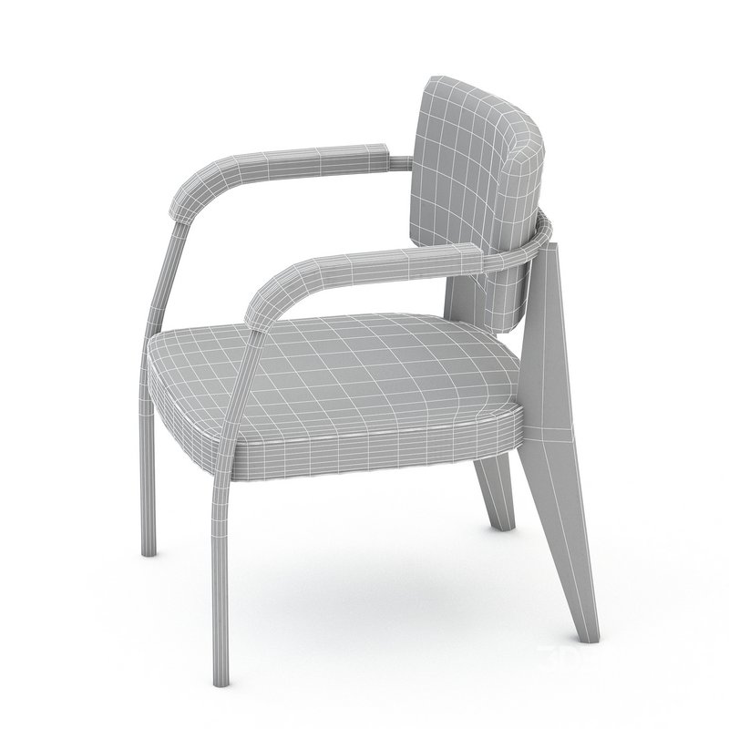 modern chair 05 3D model Image 6