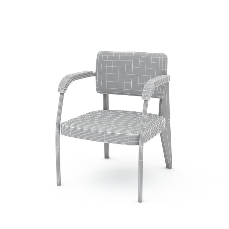 modern chair 05 3D model Image 8