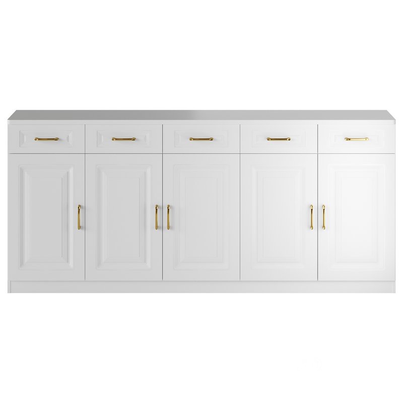 Modern Wood Sideboard Credenza 1 Image 7