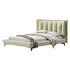 Eden Suede Fabric Upholstered Modern Bed - Thumbnail 8