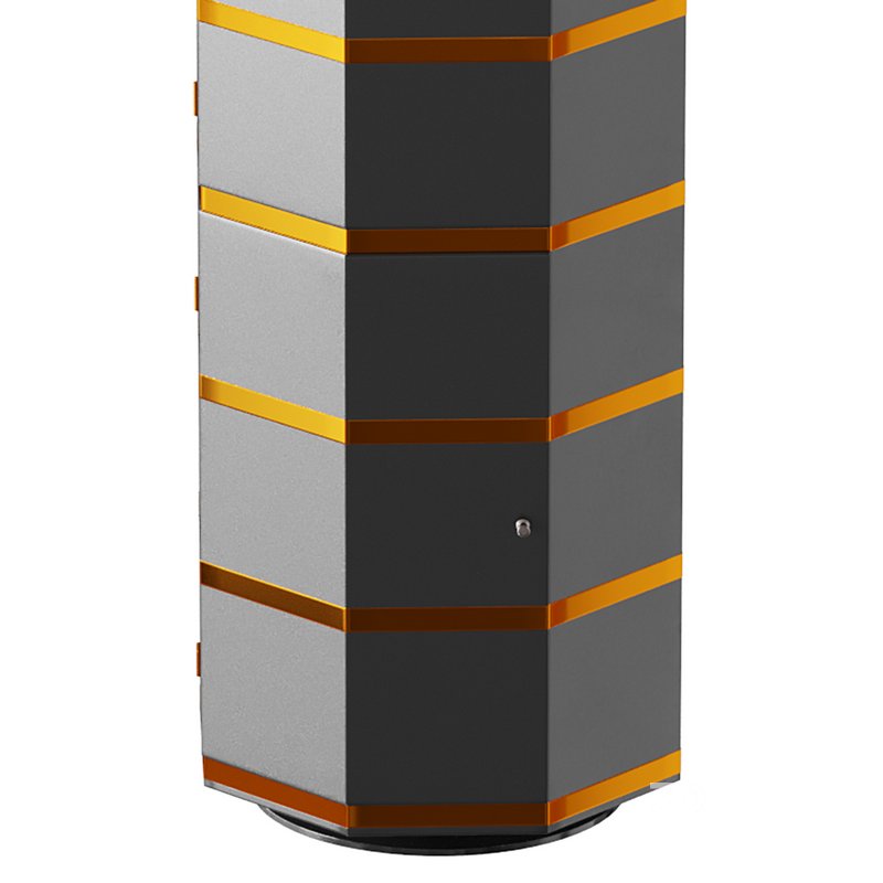 White Swivel Rotating Shoe Rack Image 7