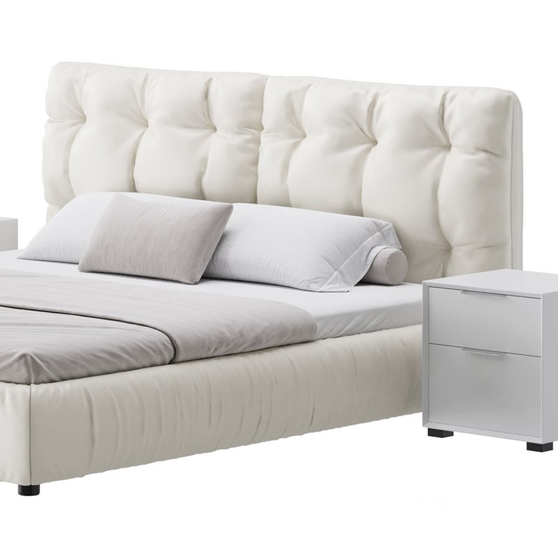 Modern Bed Frame Foam Standard Bed Image 9