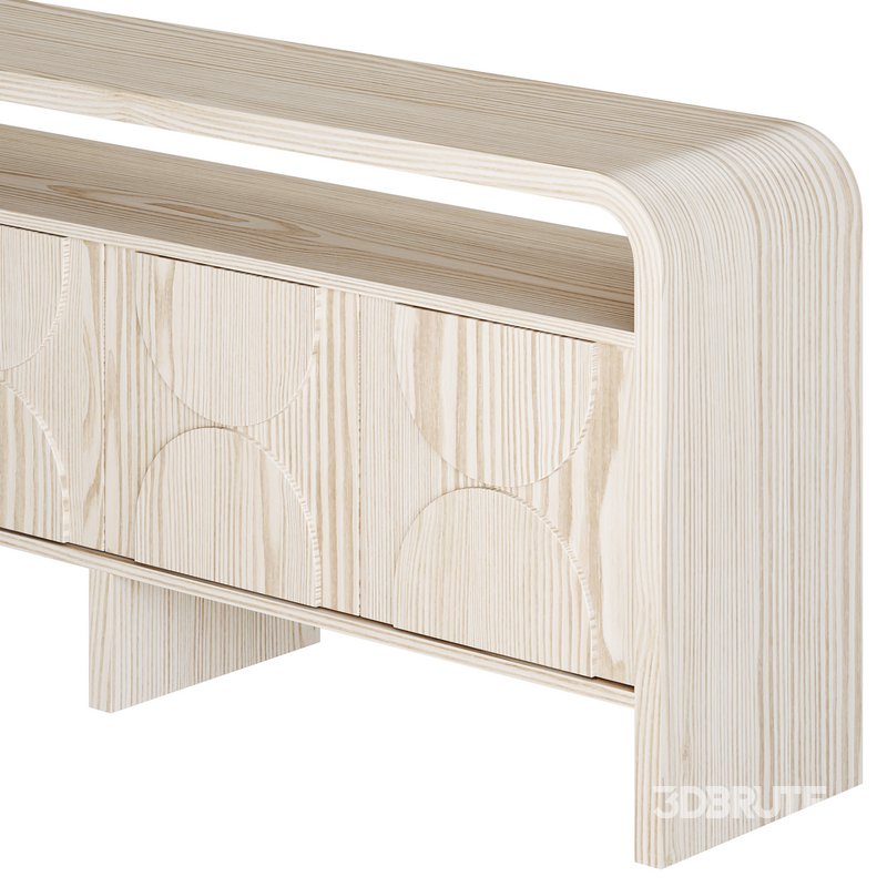 Wood Sideboard Buffet Japandi Image 7