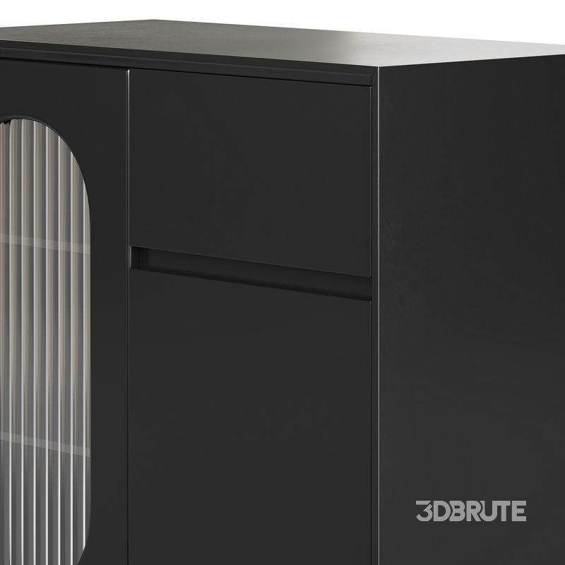 Wood Glam Sideboard Credenza 1 Image 7