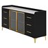 Modern Glass Door Wood Sideboard 2 - Thumbnail 7