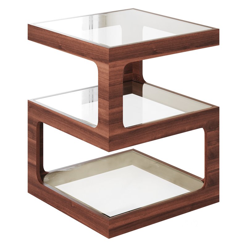 Modern Glass Side Table Image 8