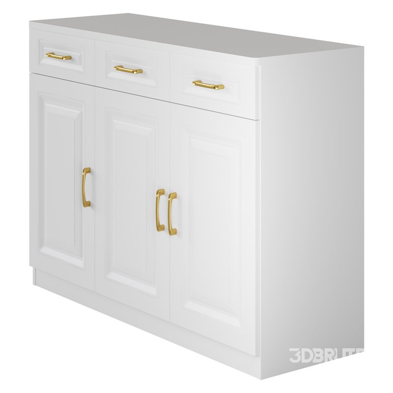 Modern Wood Sideboard Credenza 3 Image 8