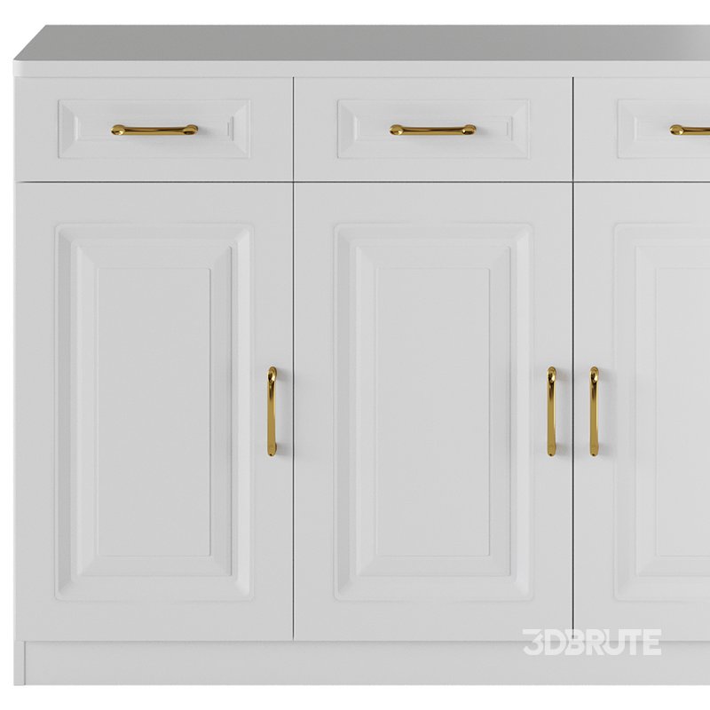 Modern Wood Sideboard Credenza 1 Image 8