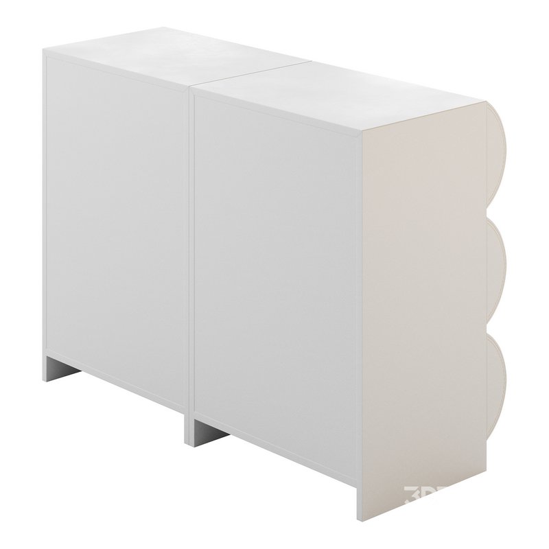 Humply Modern White Leather Image 9