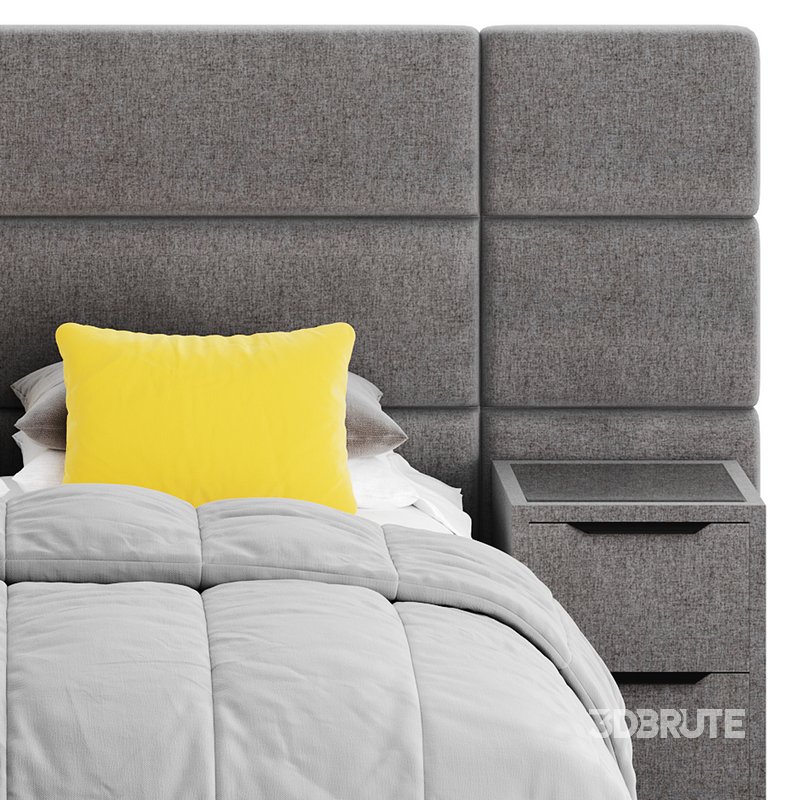 Hart Upholstered Bed Frame Image 8